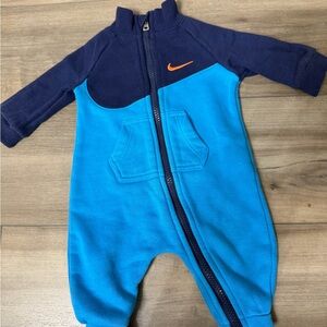 Nike Kids Blue and Orange Bodysuit
